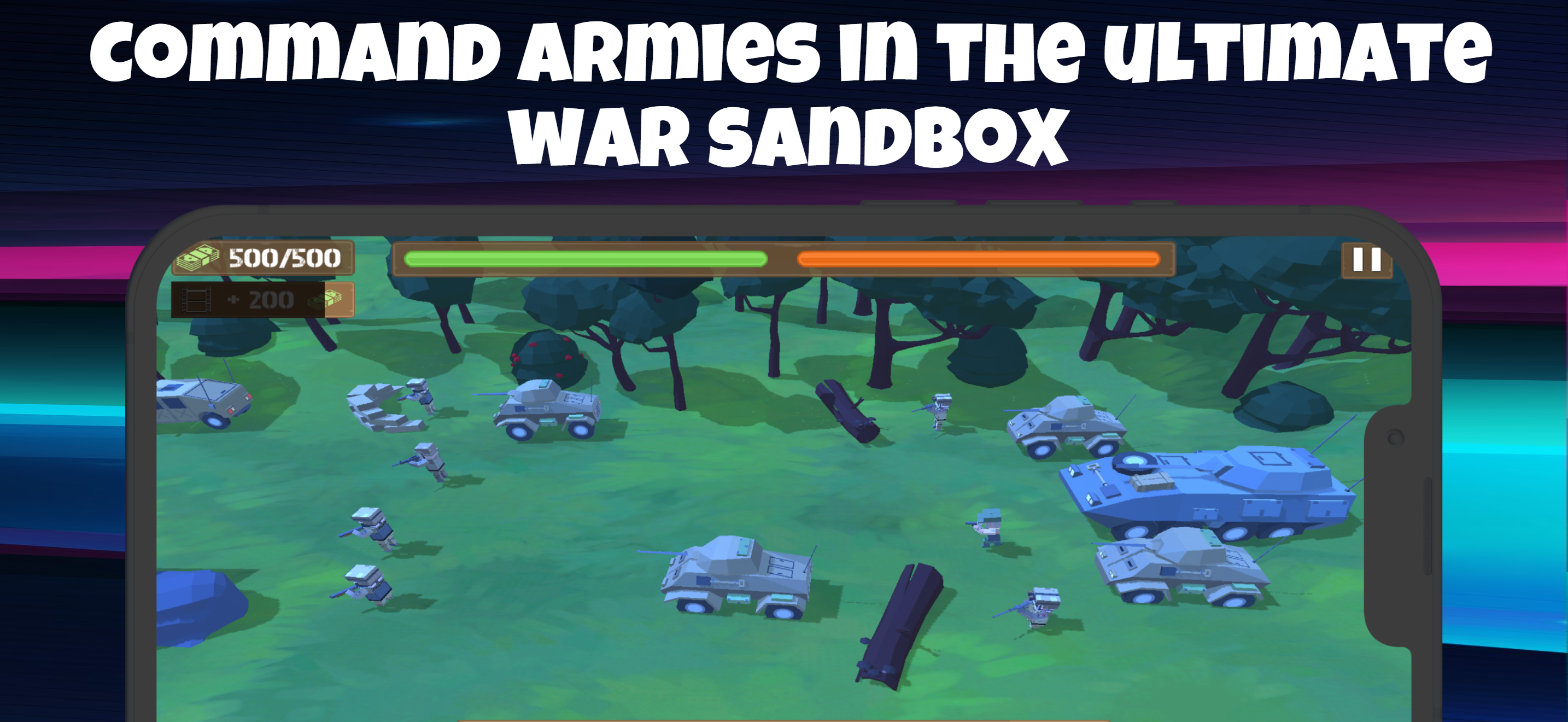 Border Wars: Army Games RTS screenshot 9