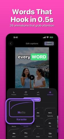 Subtitle Maker: AI Captions iPhone screenshot