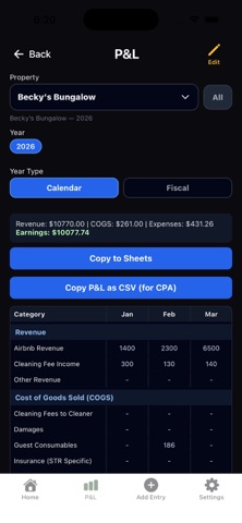 StayLedger Screenshot 1 of 5