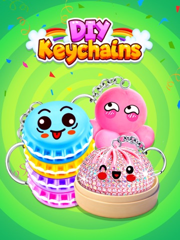 Glitter Dumpling DIY Keychains iPad screenshot