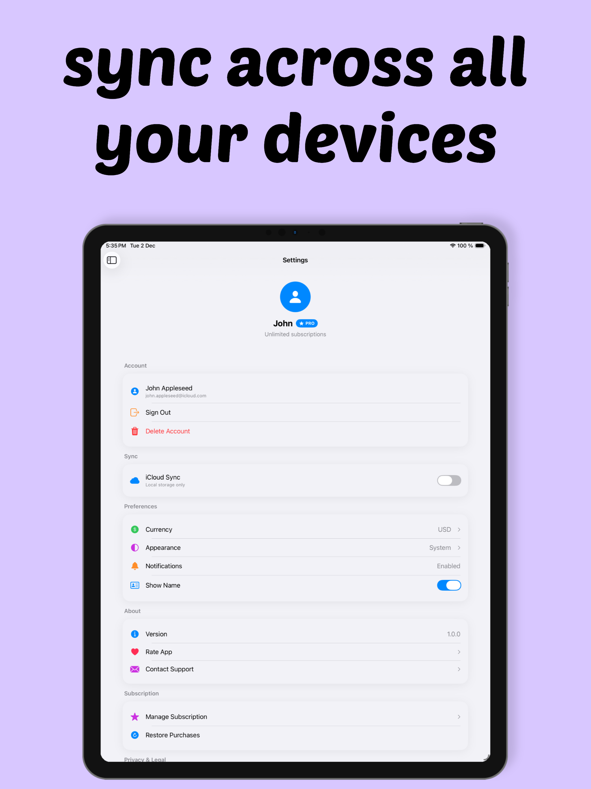 Subly - Subscription Tracker screenshot 11
