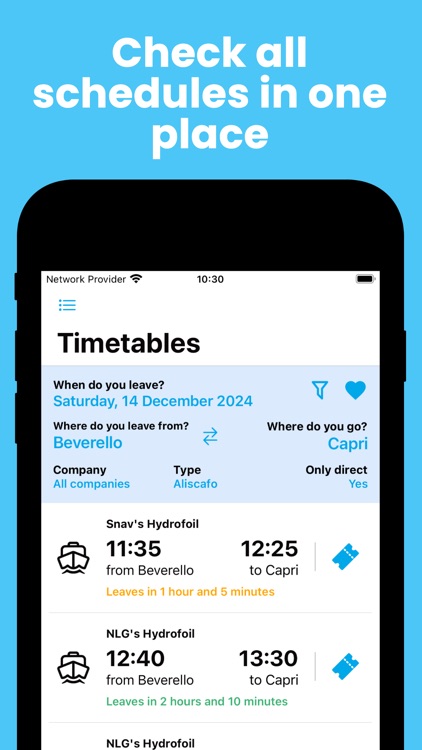 SeaTime - Ferry Naples' Gulf