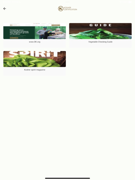 OK Kosher Food Guide iPad screenshot 7 - Food & Drink app