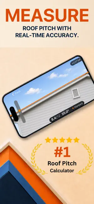 Roof Pitch Gauge & Calculator screenshot 1