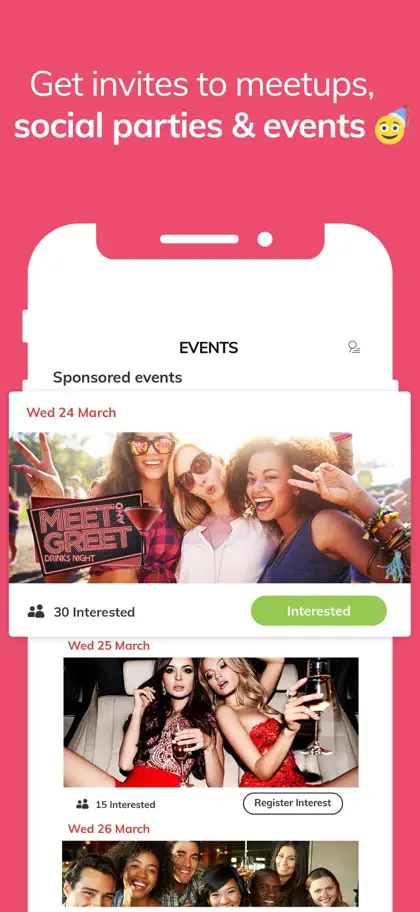 Captura de tela 5 de 5 de RedHotPie - Dating & Chat App