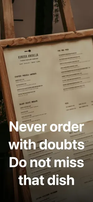 WTFood – Menu Assistant screenshot 1