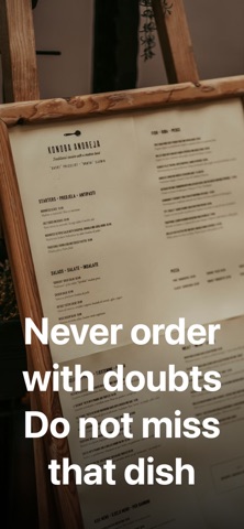 WTFood – Menu Assistant screenshot
