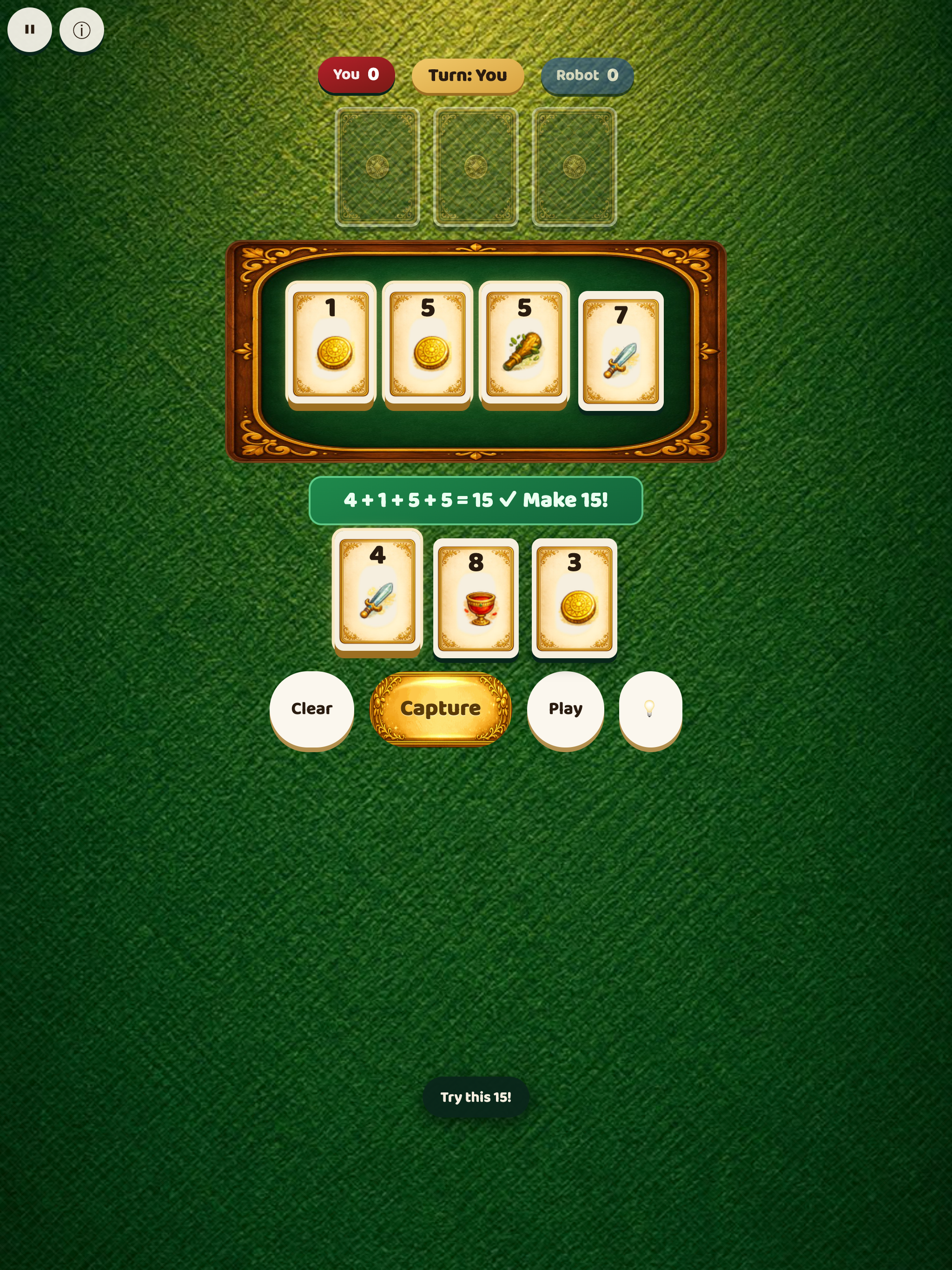 Escoba: Make 15 screenshot 15