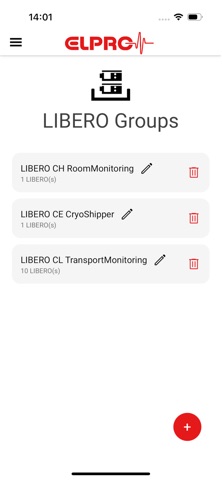 LIBERO Cx BLE iPhone screenshot