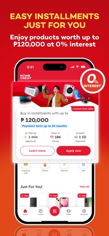 Home Credit Philippines iPhone screenshot 2