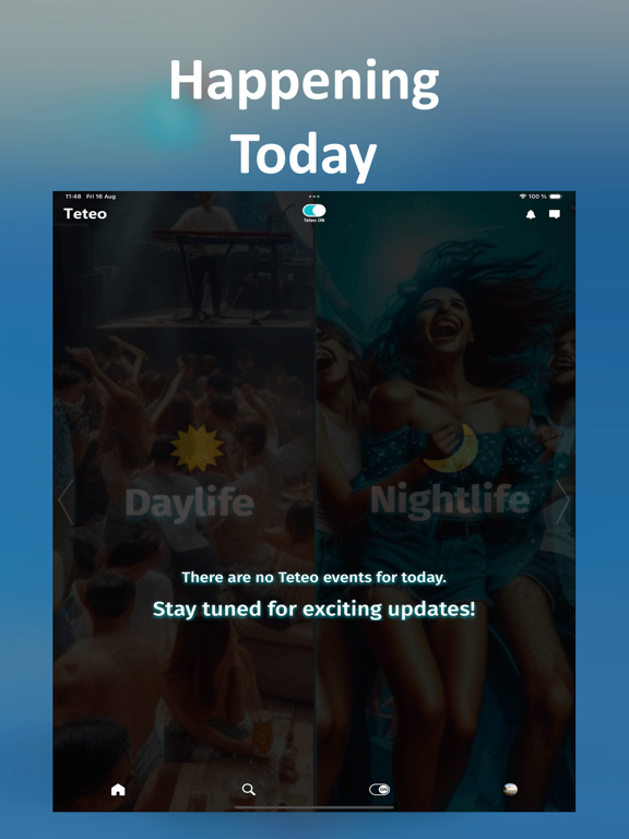Teteo iPad screenshot 1 - Social Networking app