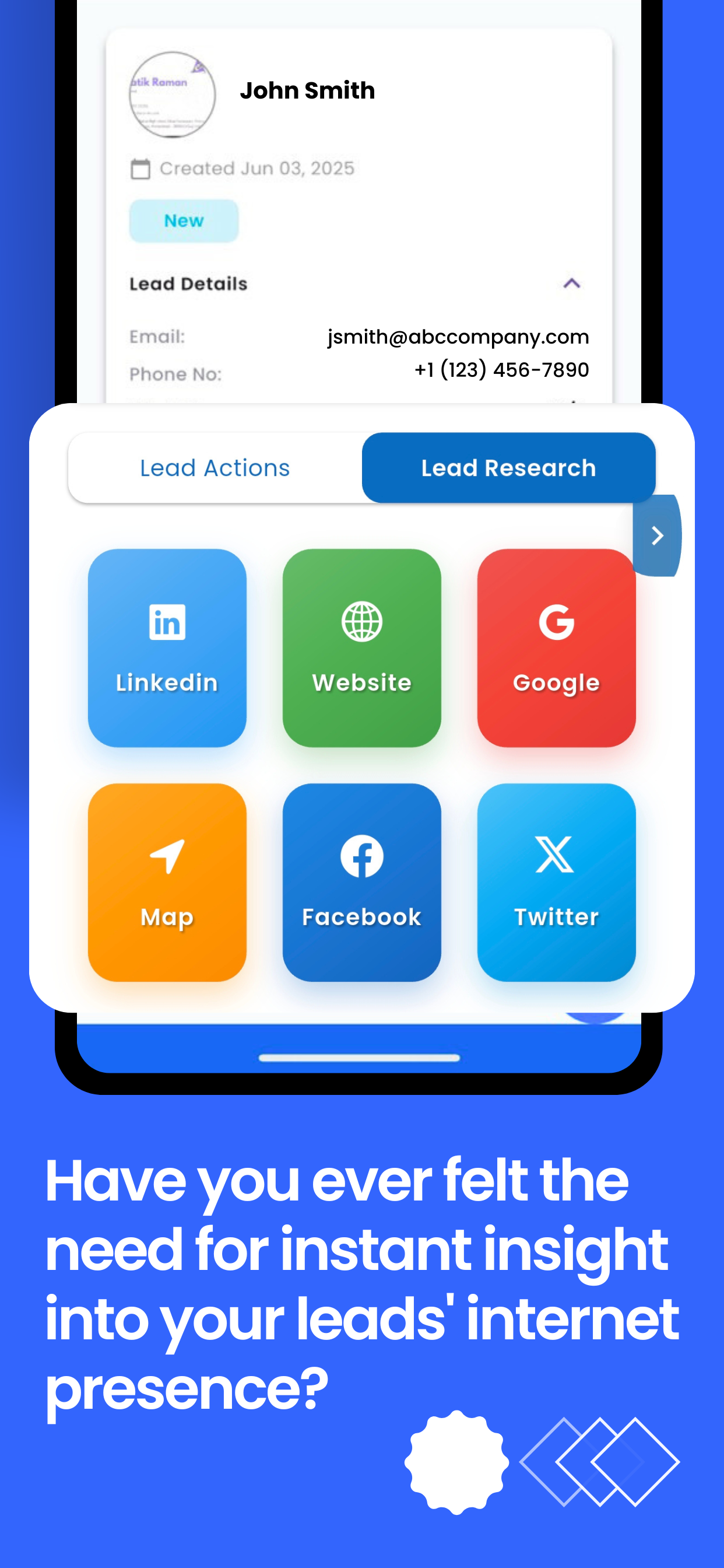 MLeads: Mobile CRM & Scanner