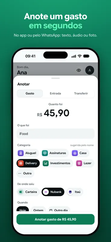 ZapGastos: Controle Financeiro screenshot 2 of 10