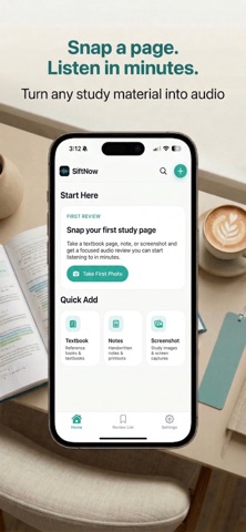 SiftNow – Book Scan to Audio Screenshot 1 of 5