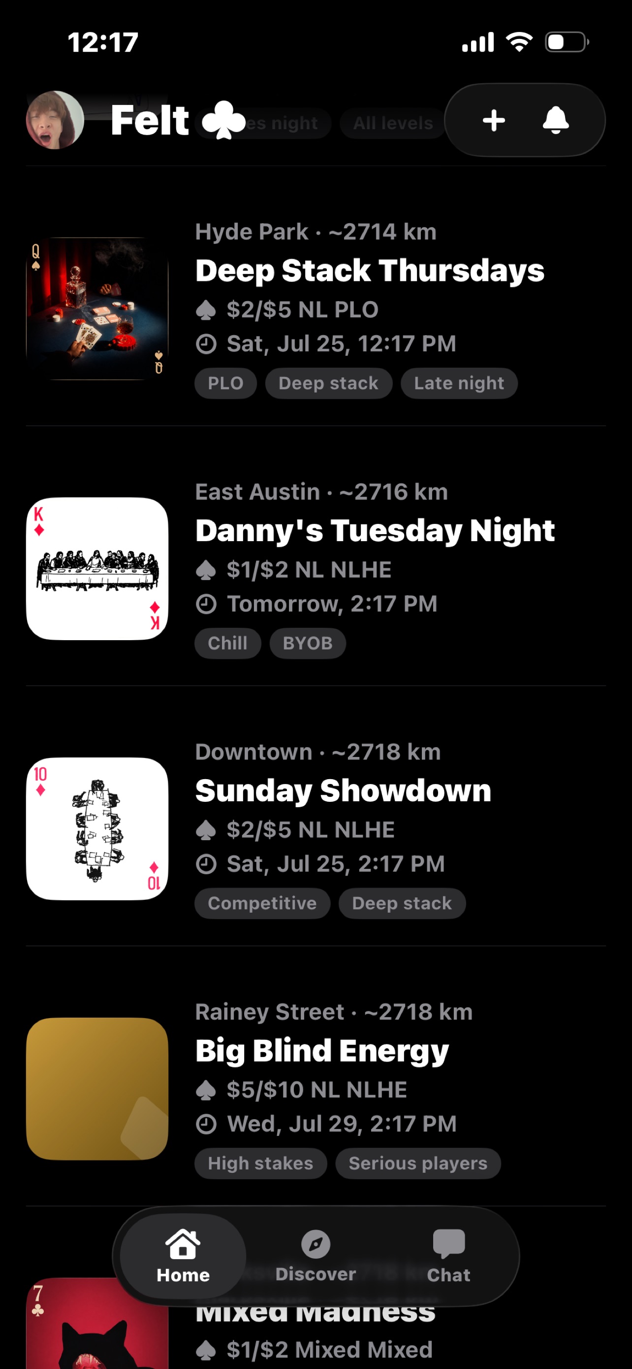 Screenshot 5 of Felt Poker App