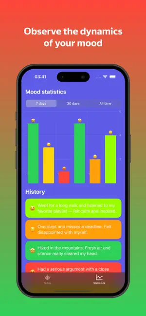 MoodTrack – Daily Mood Journal screenshot 1