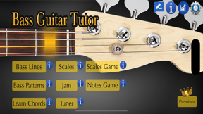 Bass Guitar Tutor screenshot