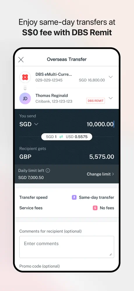 DBS digibank screenshot 6