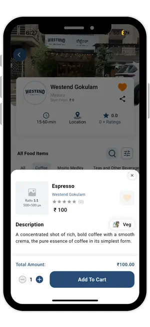 Westend Coffee Club screenshot 1