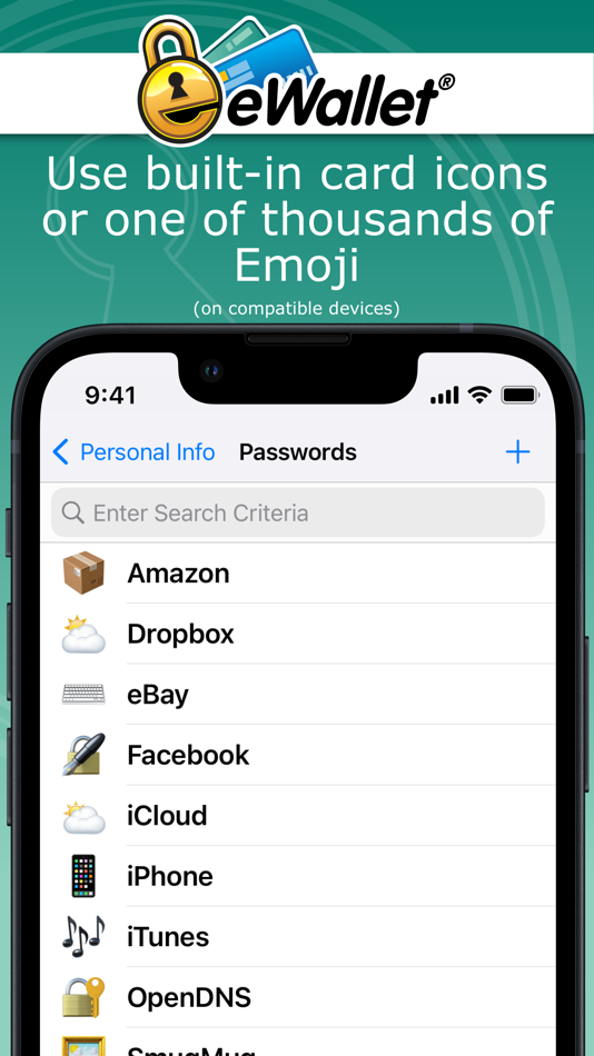 #5. eWallet - Password Manager (iOS) 由: Ilium Software, Inc.