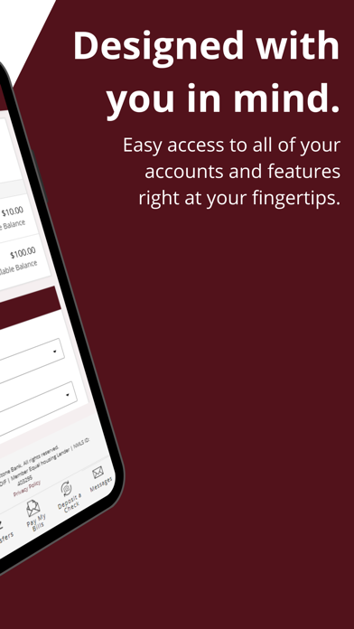 Cornerstone Bank iMobile Screenshot