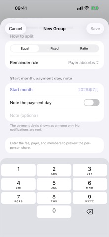 Subsc Warikan – Split Subs iPhone screenshot
