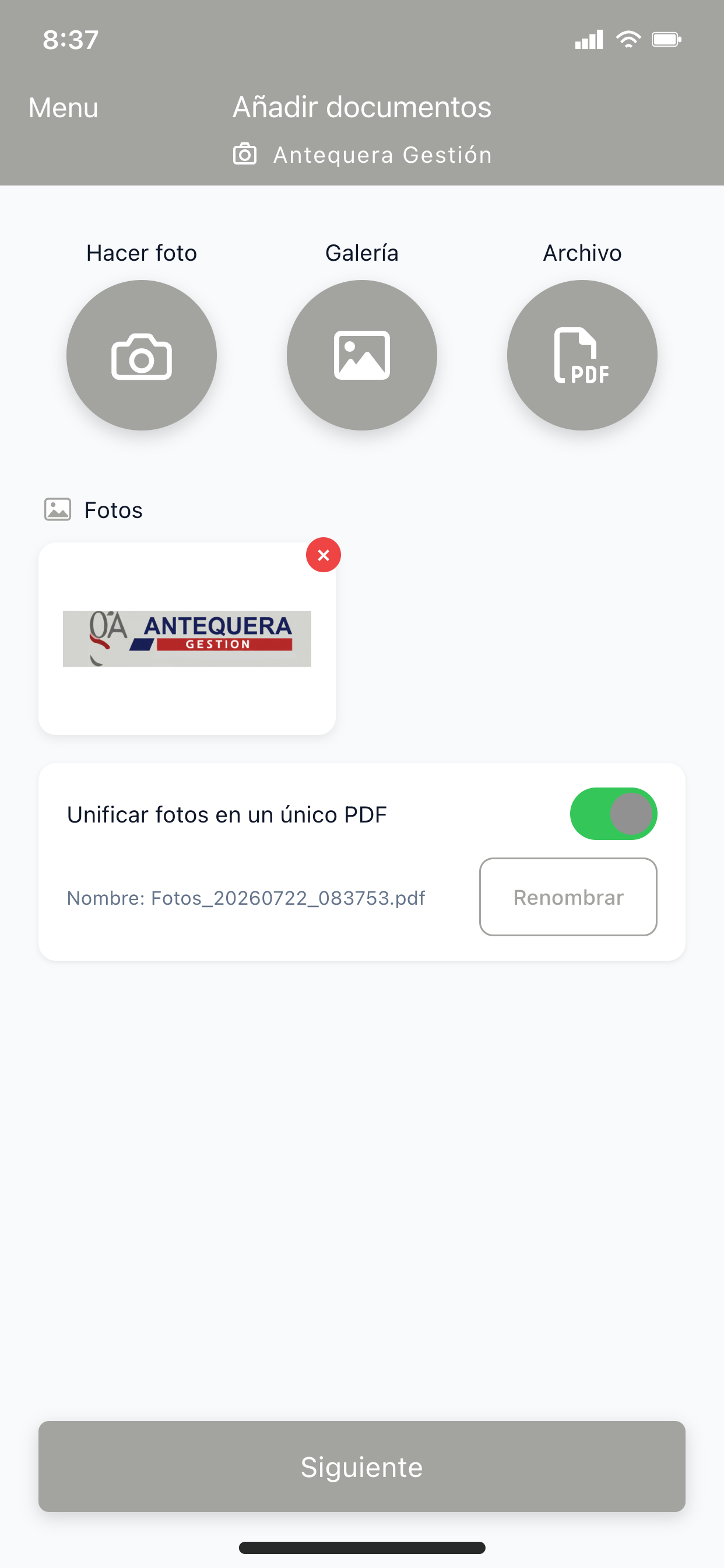 Antequera Gestión screenshot 4