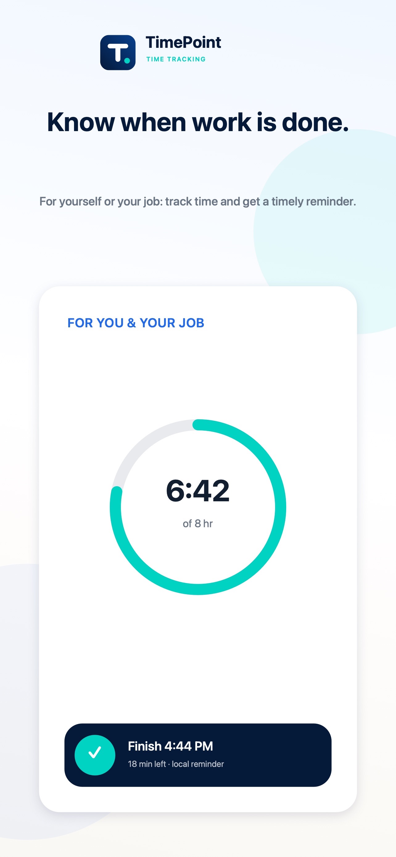 Screenshot 1 of Time. - time tracking
