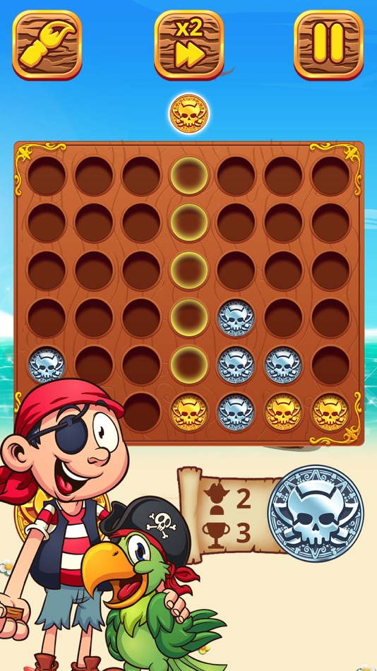 #1. Align 4 : Pirates Edition (iOS) 由: PLAYTOUCH