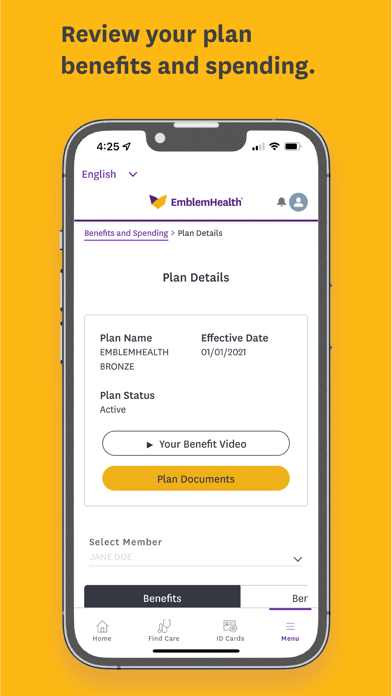 App screenshot