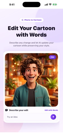 Turn Photo Into Cartoon iPhone screenshot
