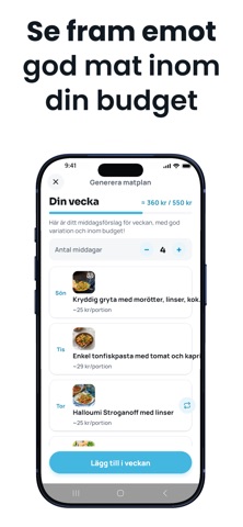 Fridgi: Recept Med Inköpslista iPhone screenshot 8