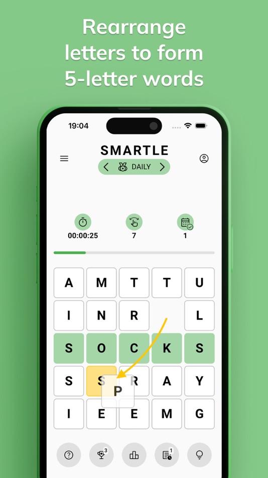 #1. Smartle Game (iOS) โดย: PAVLO YAKUBOVSKYI