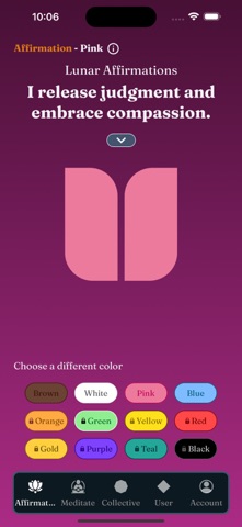 Lunar Affirmations Screenshot 3 of 10