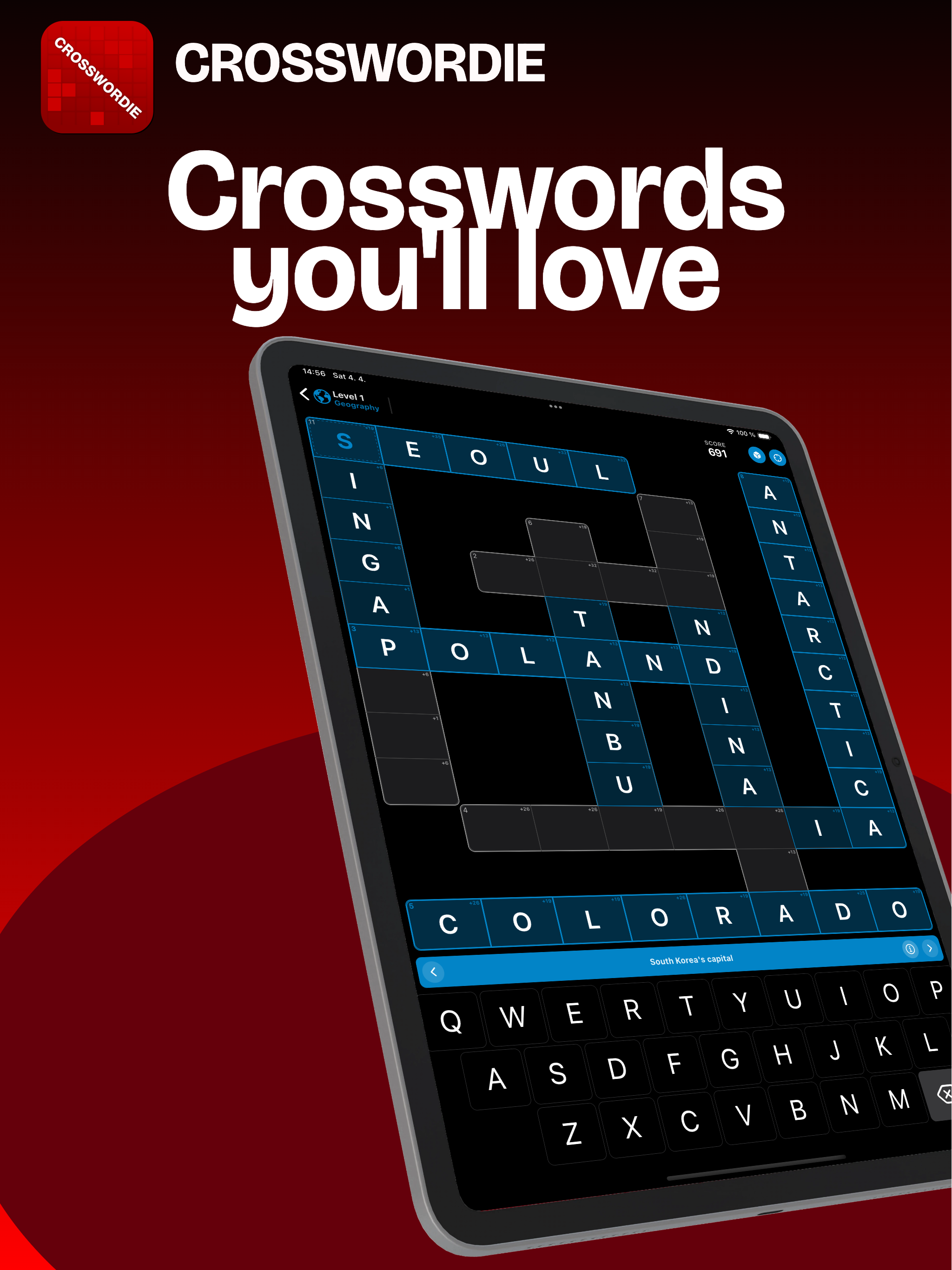 Crosswordie - Daily Crosswords screenshot 7
