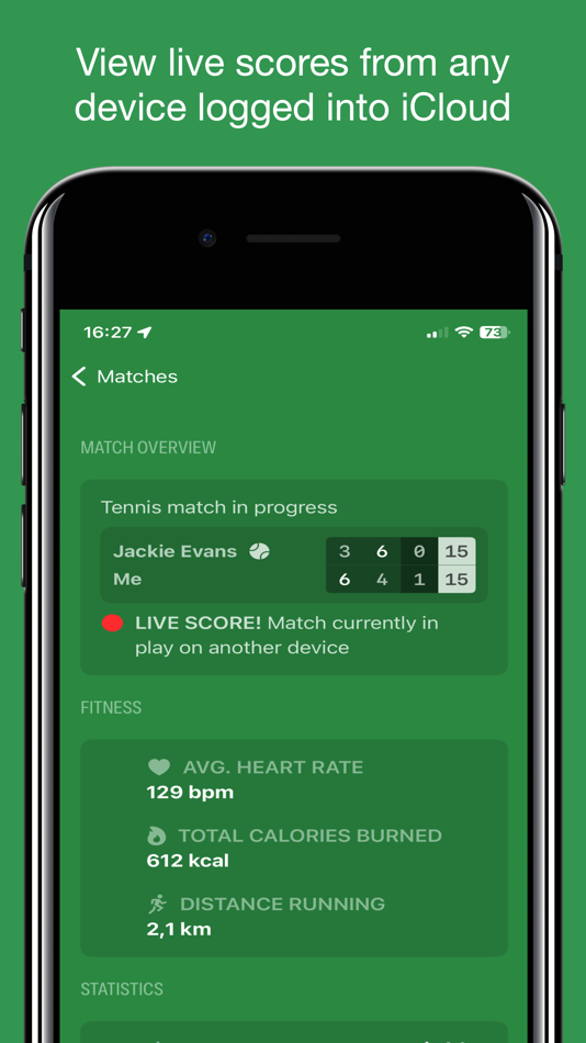 #4. Matchpoint - tennis and padel (iOS) De: Jorge O'Neill