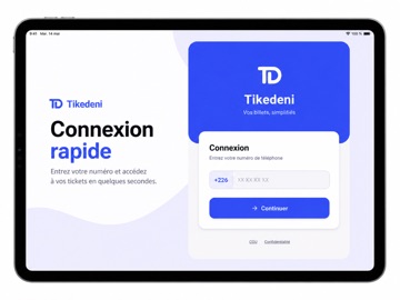 Tikedeni iPad screenshot