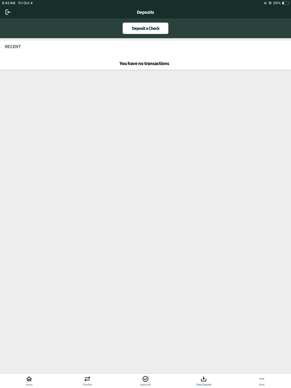 Peoples Business Manager iPad screenshot 3 - Finance app
