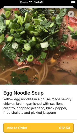 Pho Yum iPhone screenshot 4 - Food & Drink app