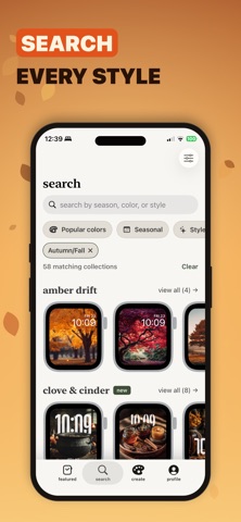Watch Faces: Fall Aesthetic Screenshot 4 of 9