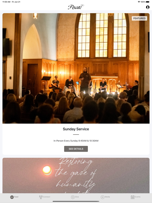 Fixate PHX iPad screenshot 1 - Lifestyle app