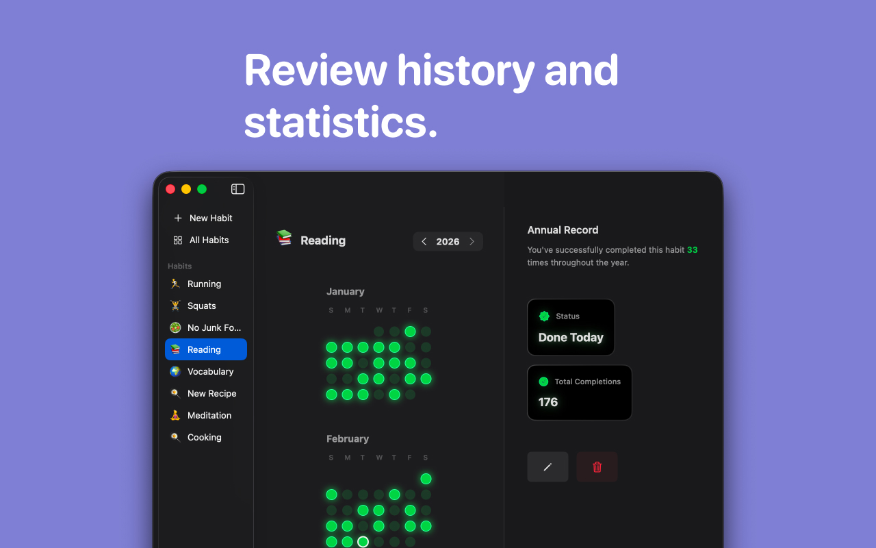 GlowHabit - HabitTracker screenshot 9