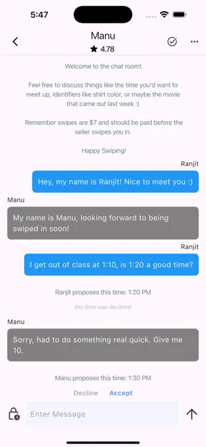 Swipeshare: Meal-Sharing App screenshot 3