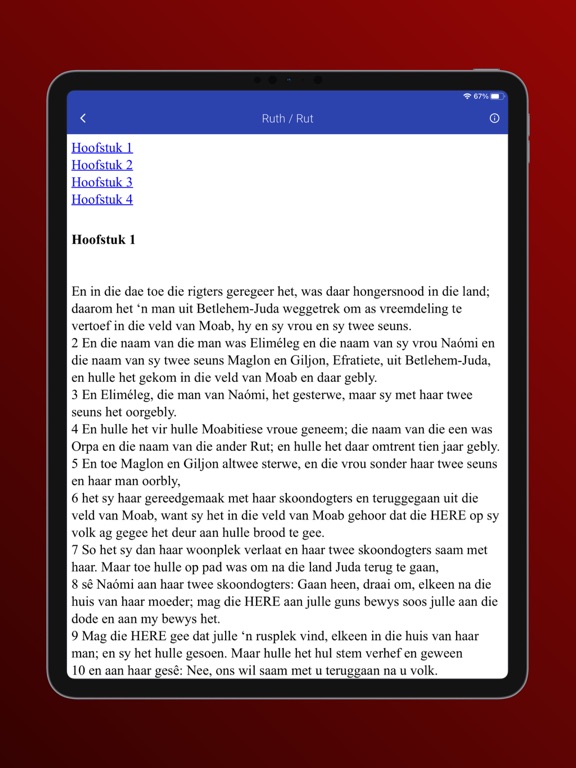Die Bybel Afrikaans Bible iPad screenshot 4 - Book app
