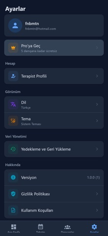 PsikoPlanner screenshot