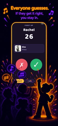 Two Word Songs: Party Game iPhone screenshot