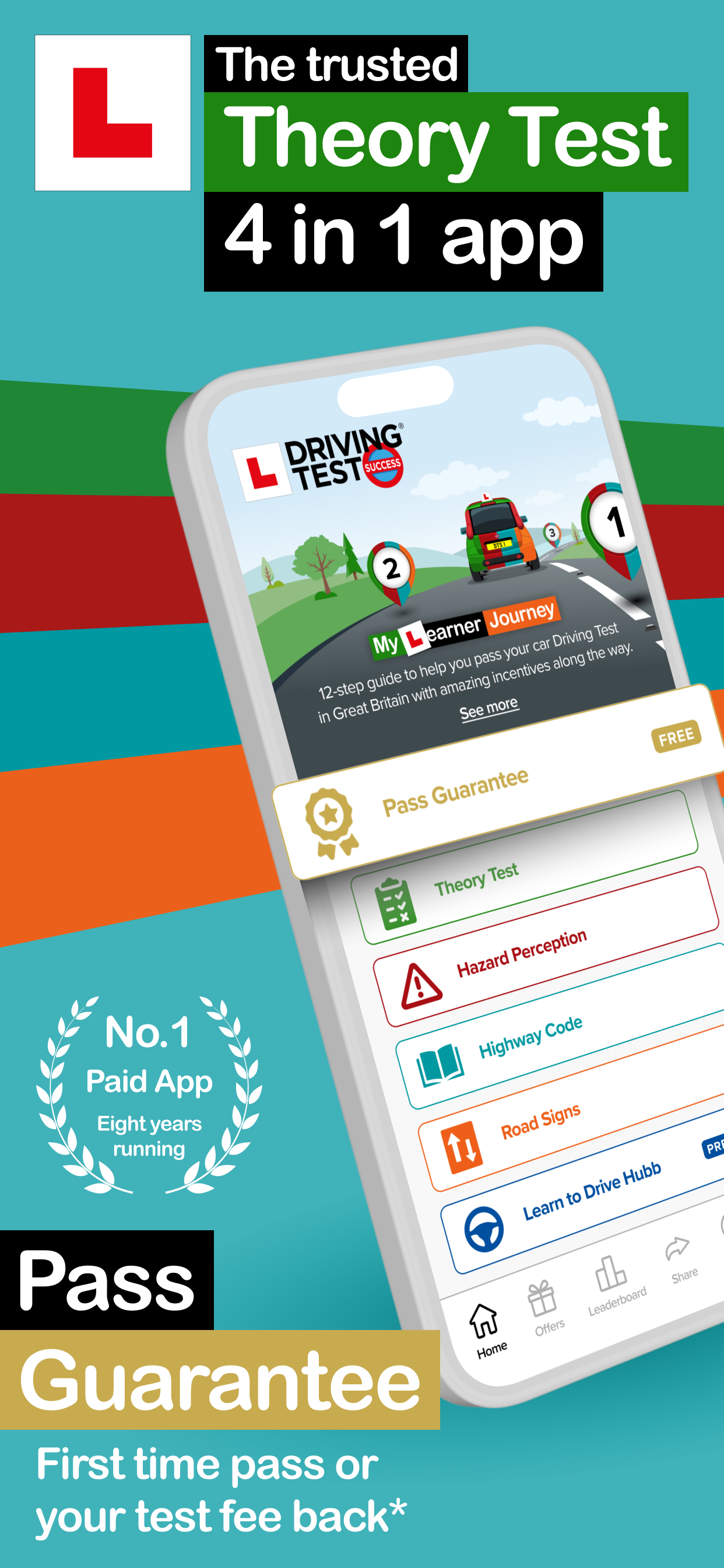 Driving Theory Test 4 in 1 Kit