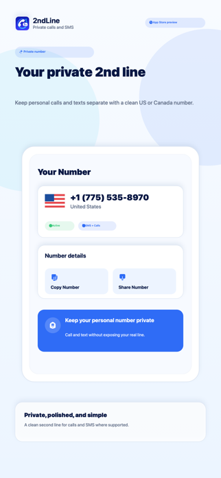 2ndLines - Second Phone Number Screenshot 4 of 5