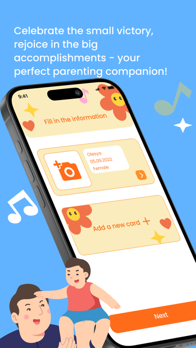Screenshot #1 pour Baby Milestone Tracker App