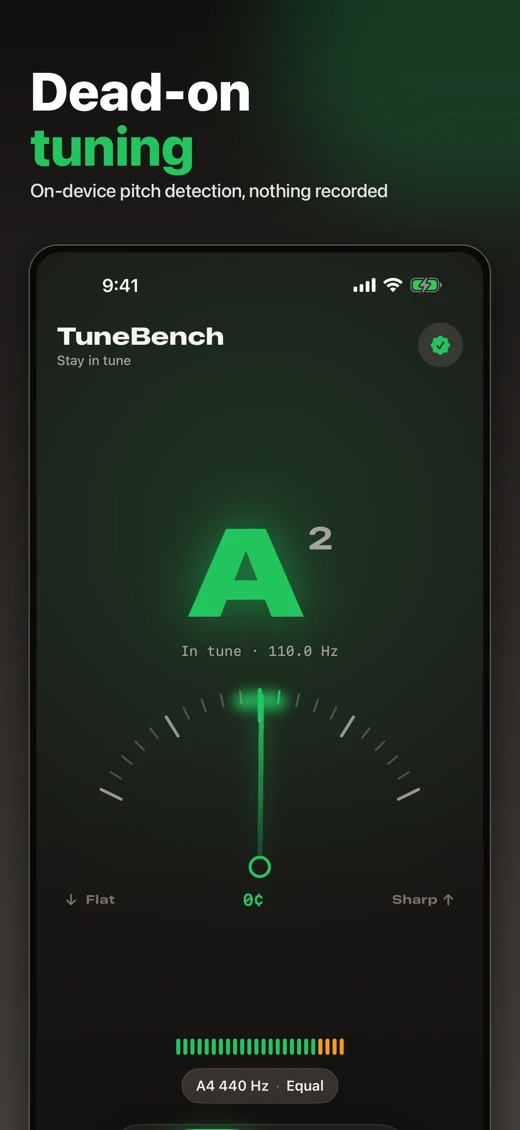 TuneBench: Practice Desk screenshot 1